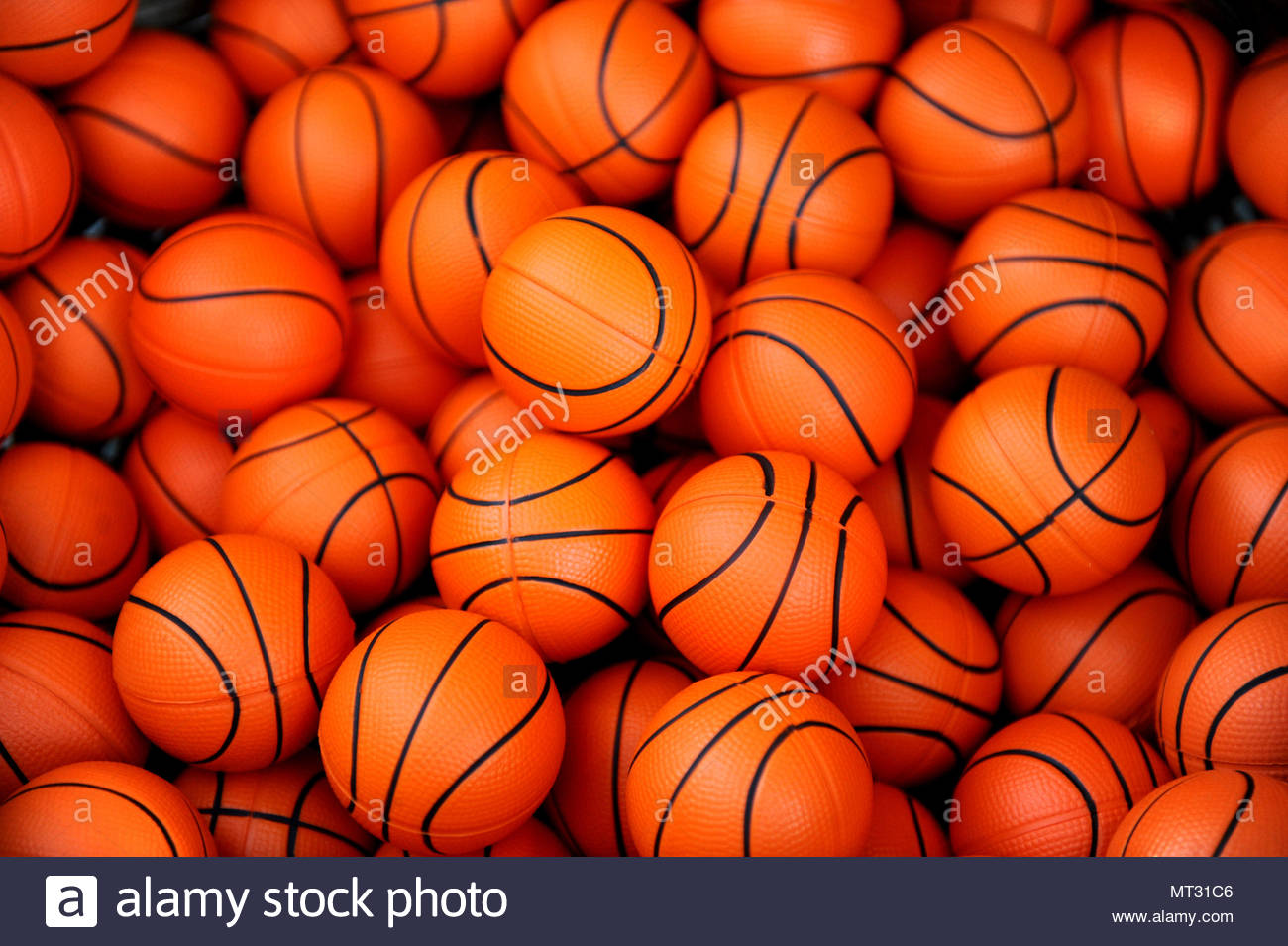Basketball Balls Pattern Background Stock Photo