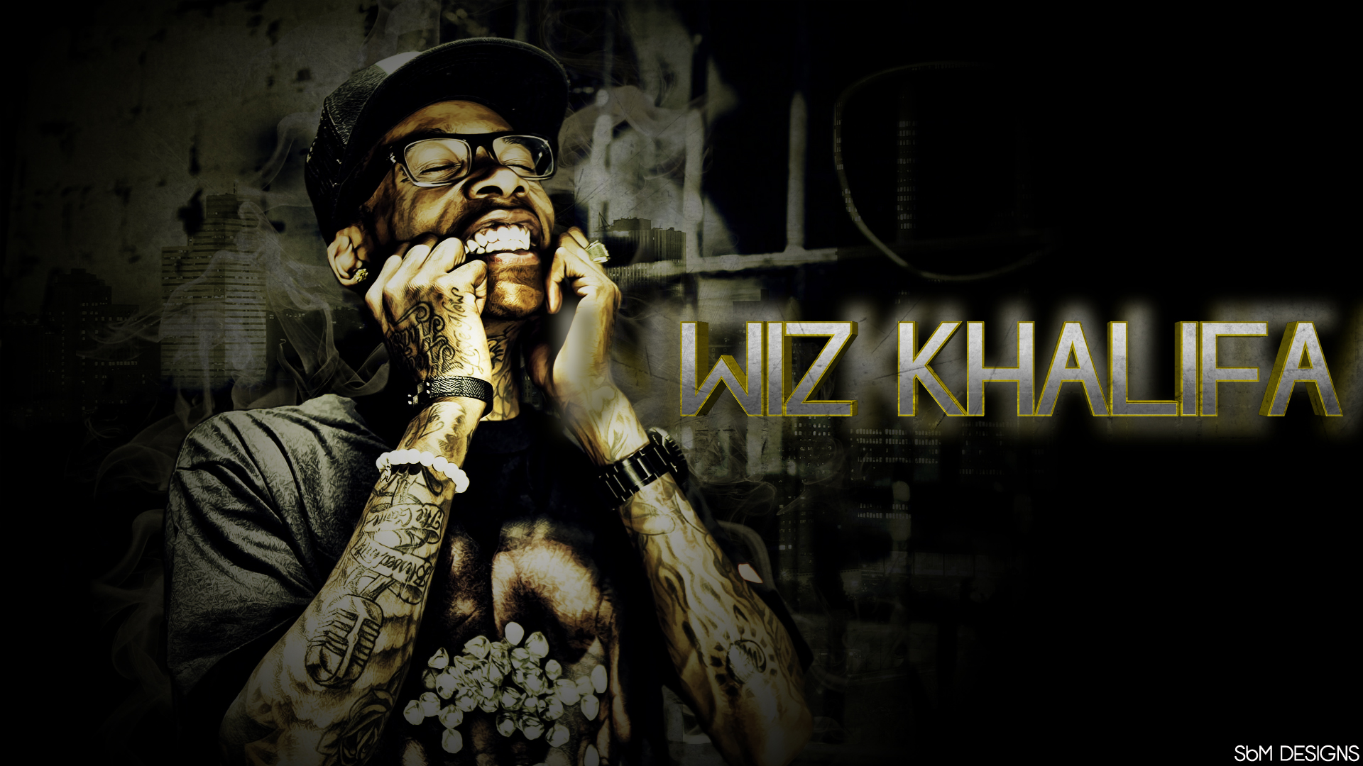 Wiz Khalifa Name Rap Wallpaper