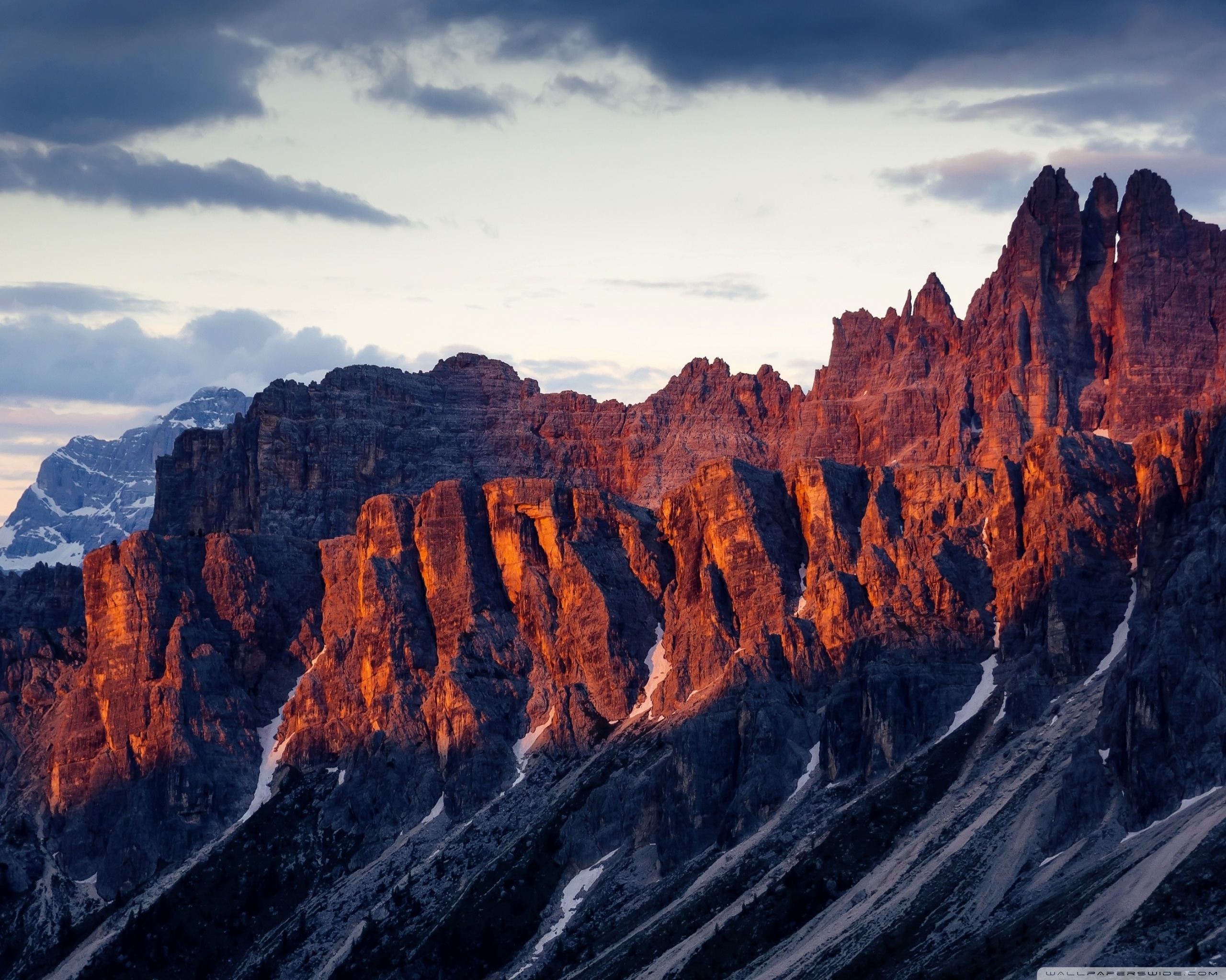 Dolomites Mountain Range Italy Ultra HD Desktop Background