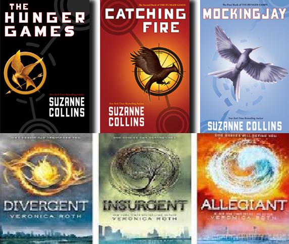 Hunger Games And Divergent Trilogies By Caitlynketchum