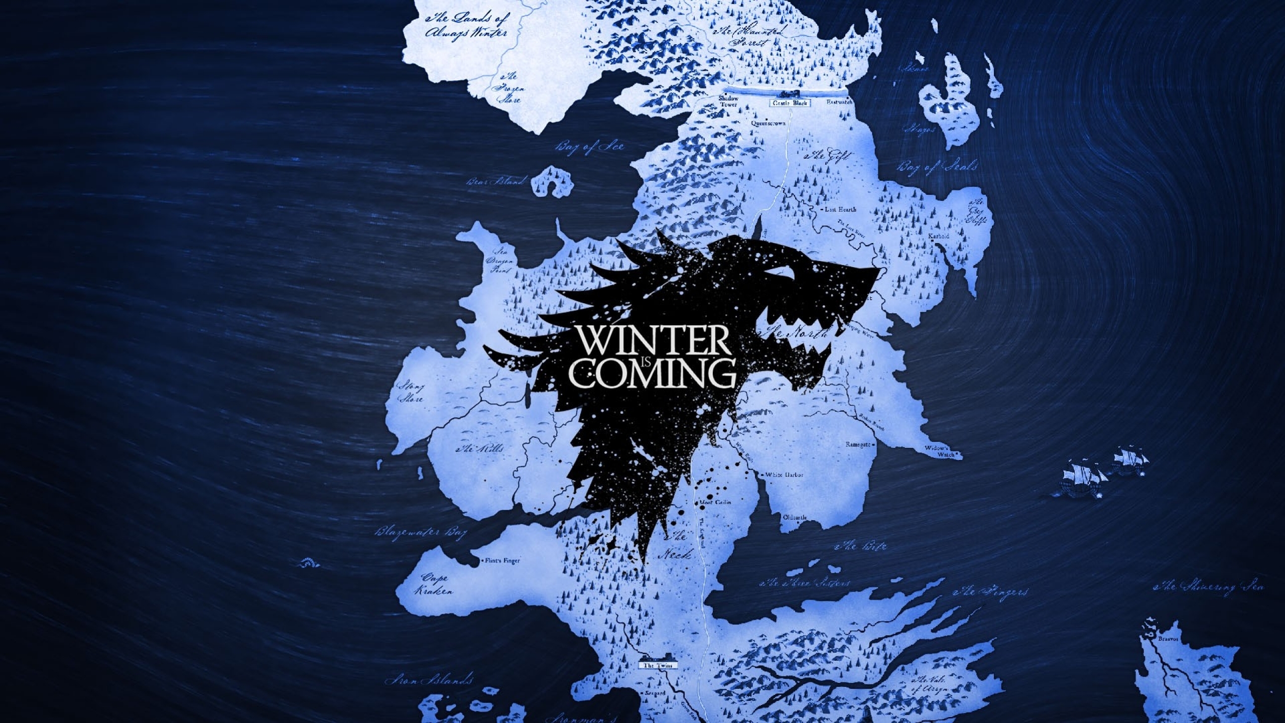 Winter Wolf Maps Game Of Thrones Emblem A Song Ice And