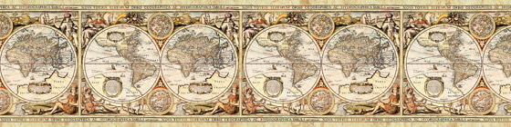 Old World Wallpaper Map Mural