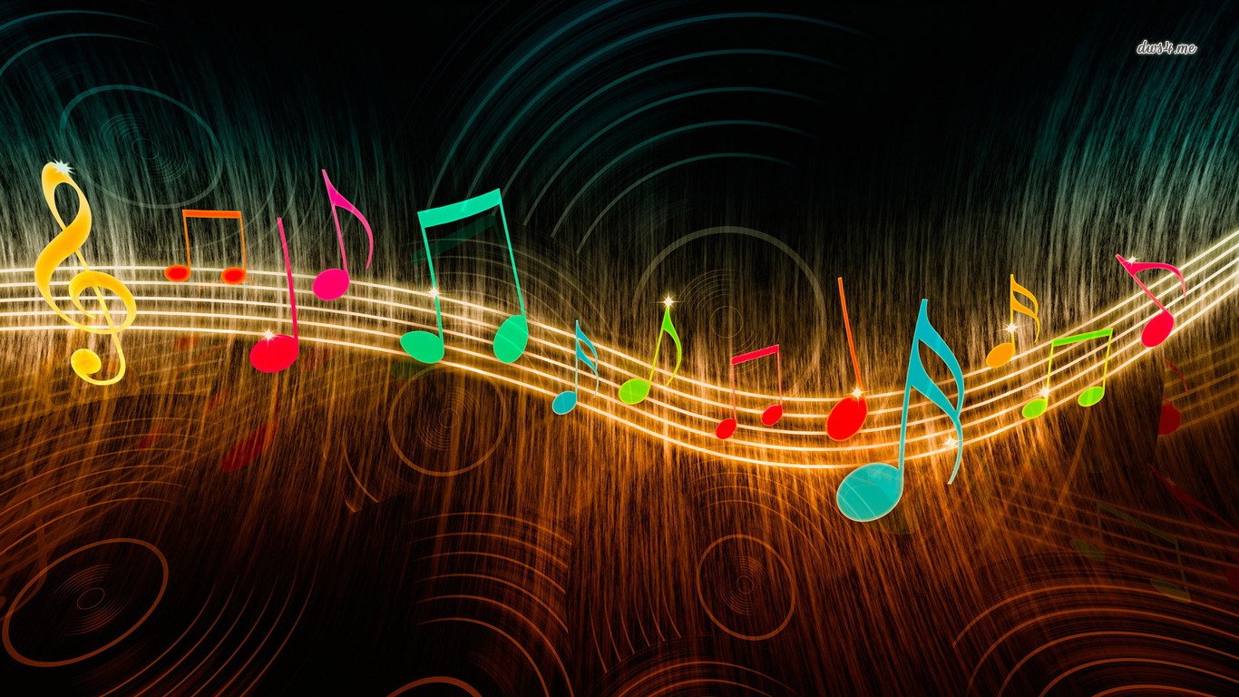 Musical Notes HD Wallpaper Background Image