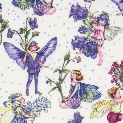 Michael Miller Flower Fabric Petite Fairies Fairy