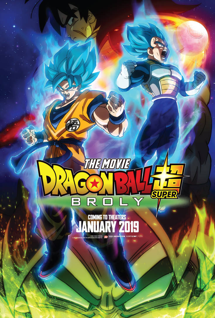 Dragon Ball Super Broly Movie Poster HD by SONICX2011 on