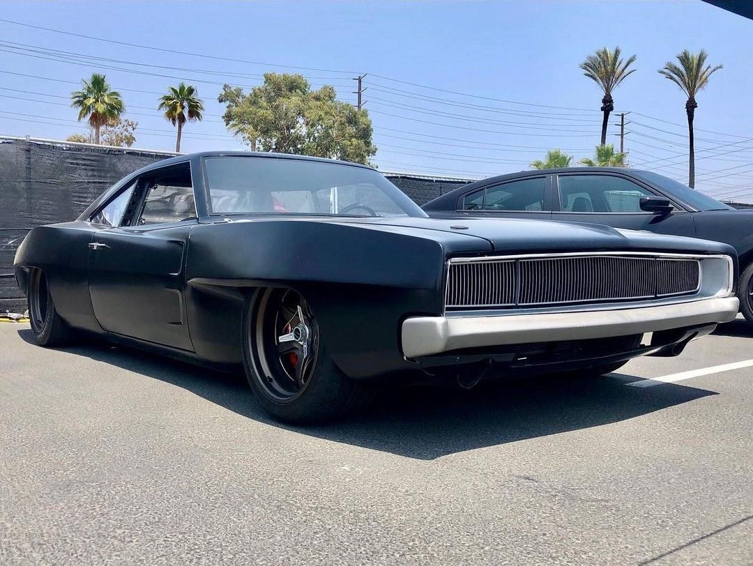 Mid Engine 1968 Dodge Charger Looks Fast and Furious While Sitting