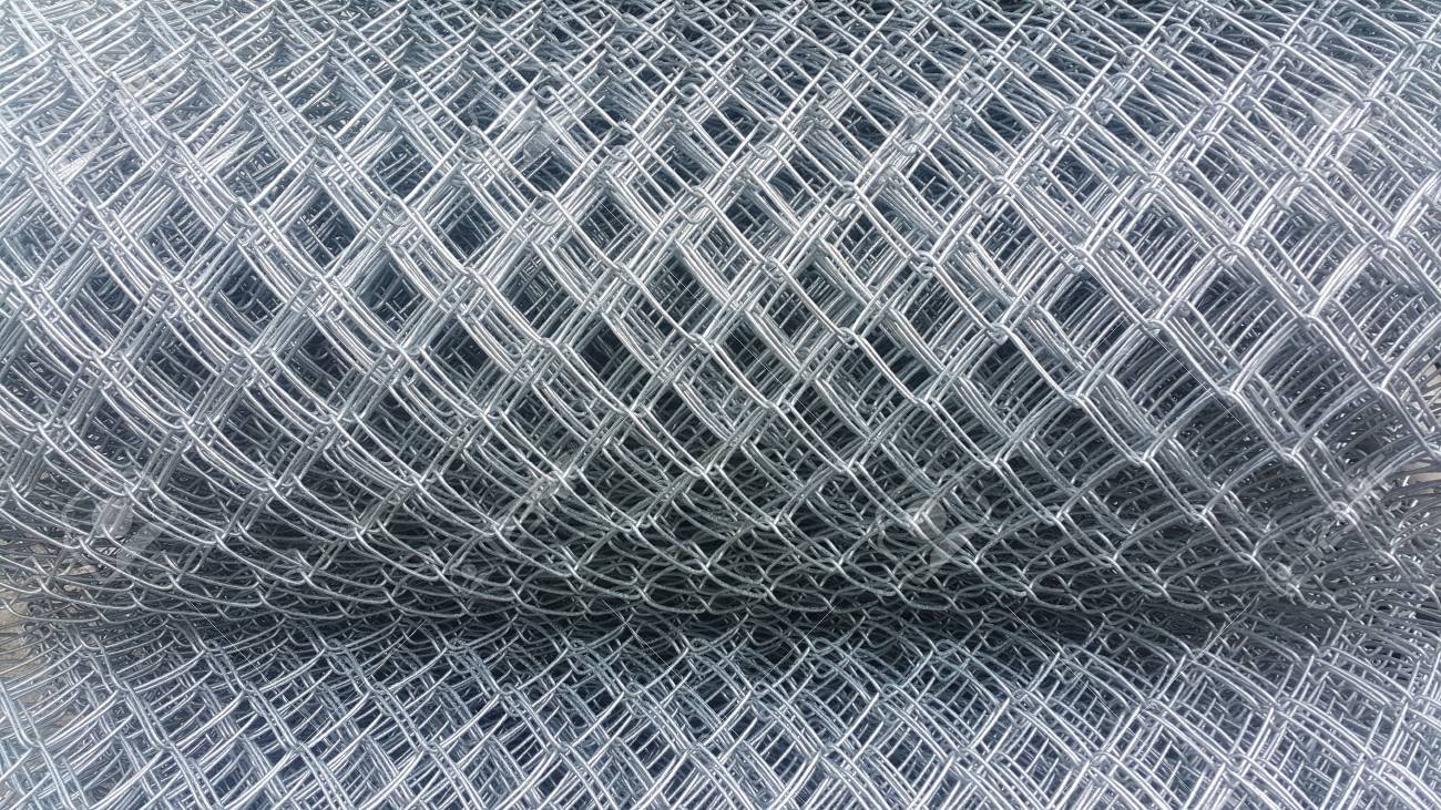 Steel Wire Mesh Skin Taxture And Detail Of Surface Is