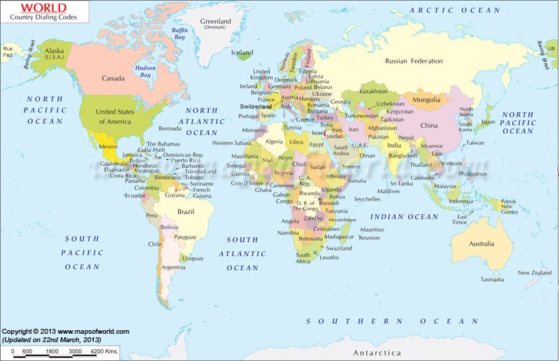 World Maps With Countries WallpaperHD Wallpaper
