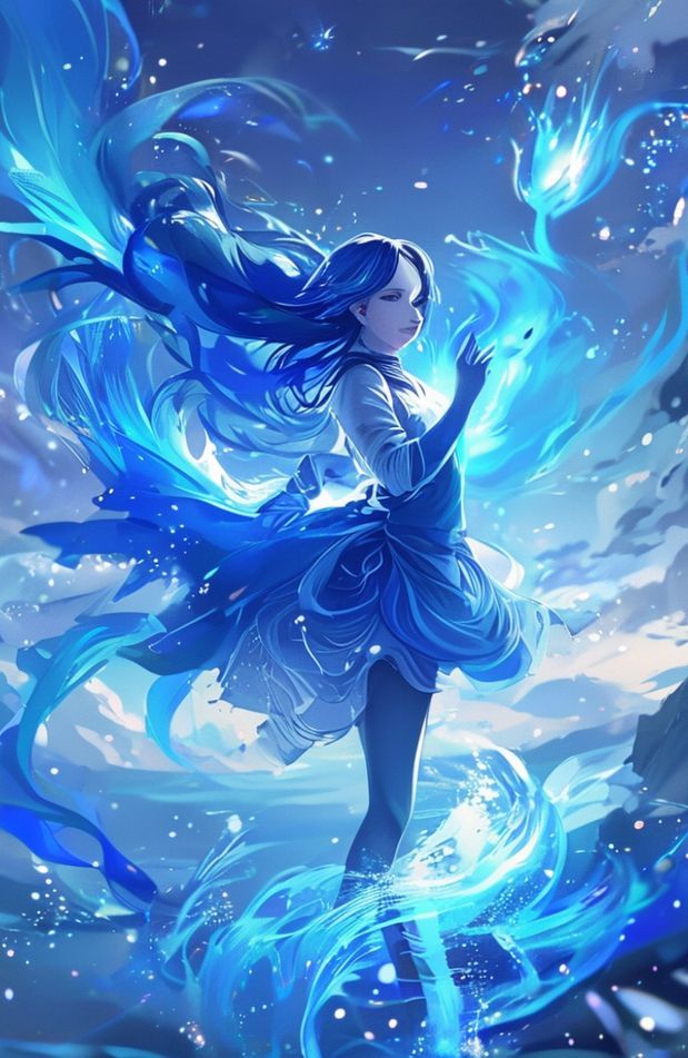 Blue Anime Wallpaper