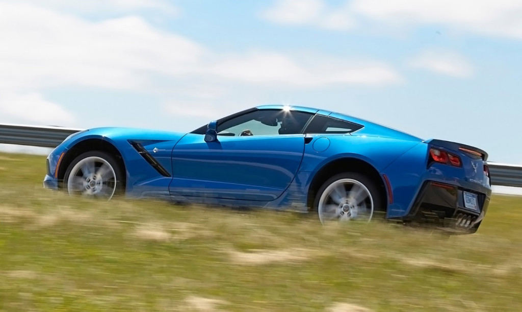 Blue Corvette C7 Stingray Auto