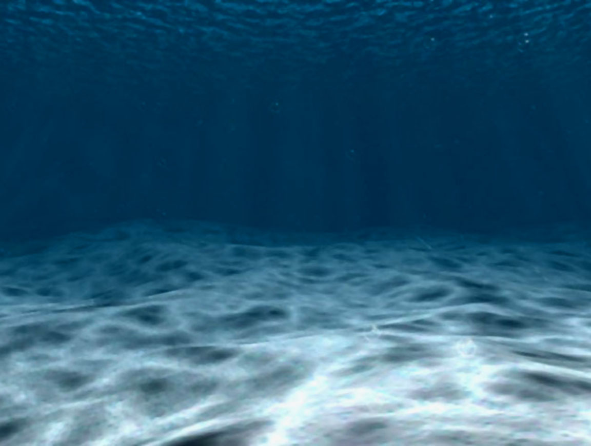 Blue Deep Ocean Water