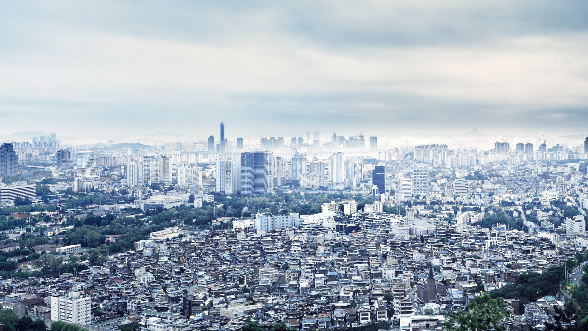 Seoul South Korea Puter Wallpaper Desktop Background