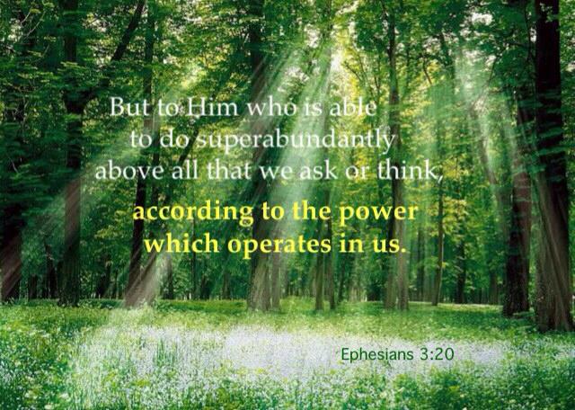 Ephesians But To Him Who Is Able Do Superabundantly Above All