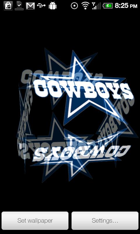 Cowboys 3d Rotating Cube Live Wallpaper This Is A Dallas