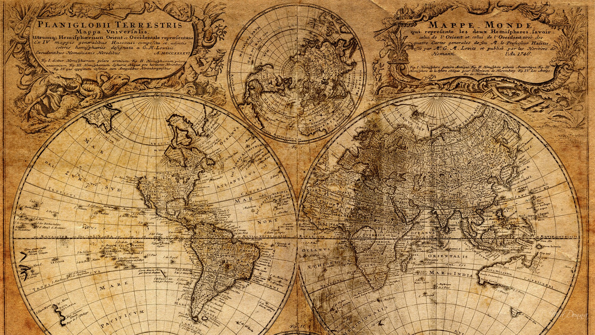 Old Map Wallpaper