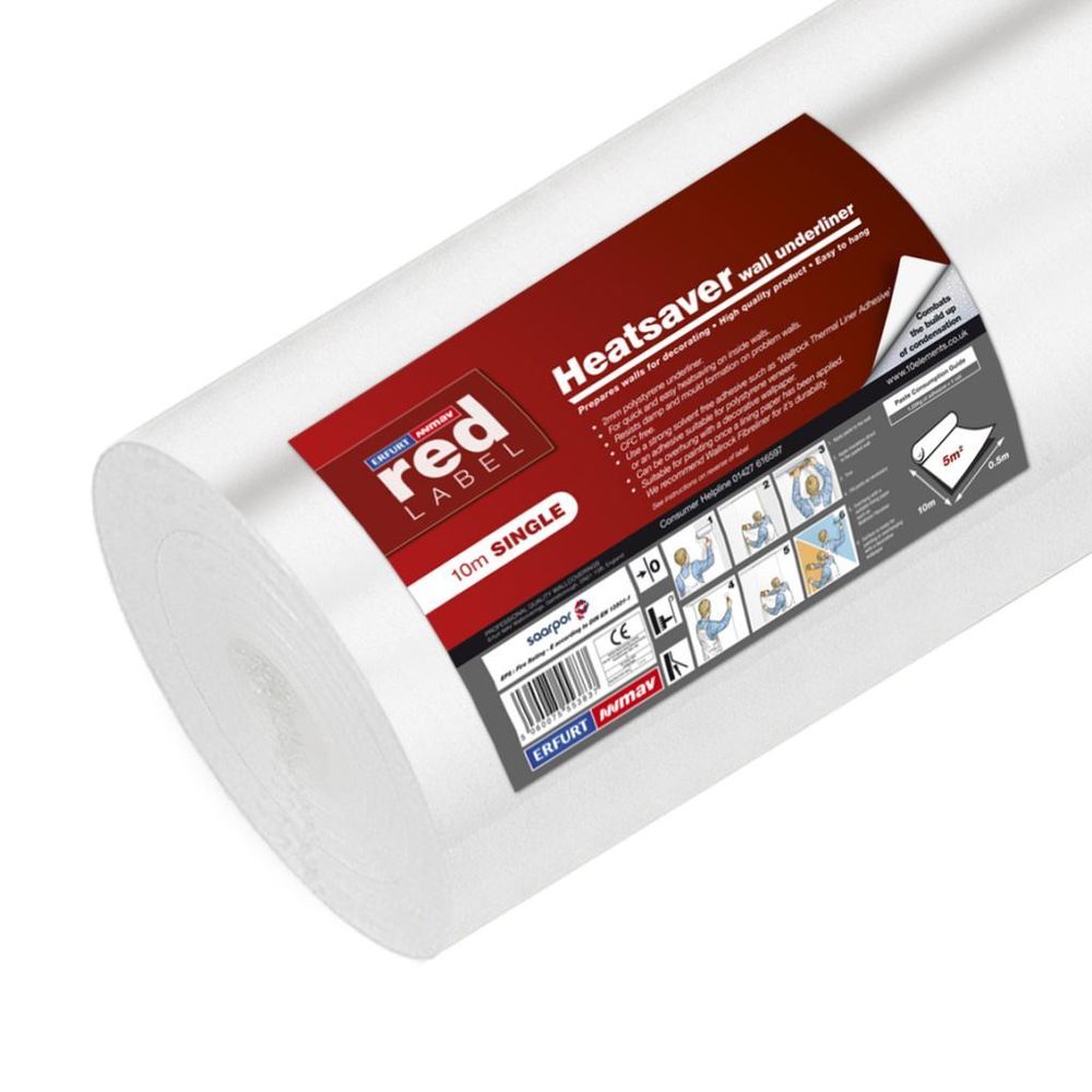 Heat Saver Wall Thick Insulation Lining Paper 10m X 50cm