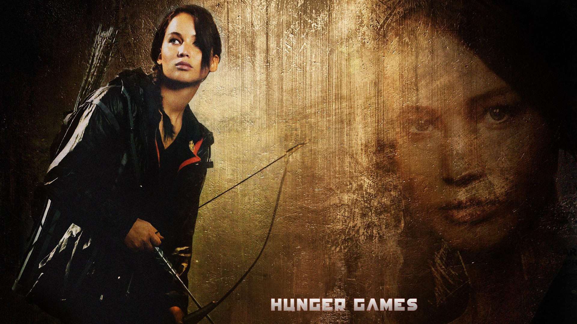 Jennifer Lawrence For The Hunger Games Movie Wallpaper