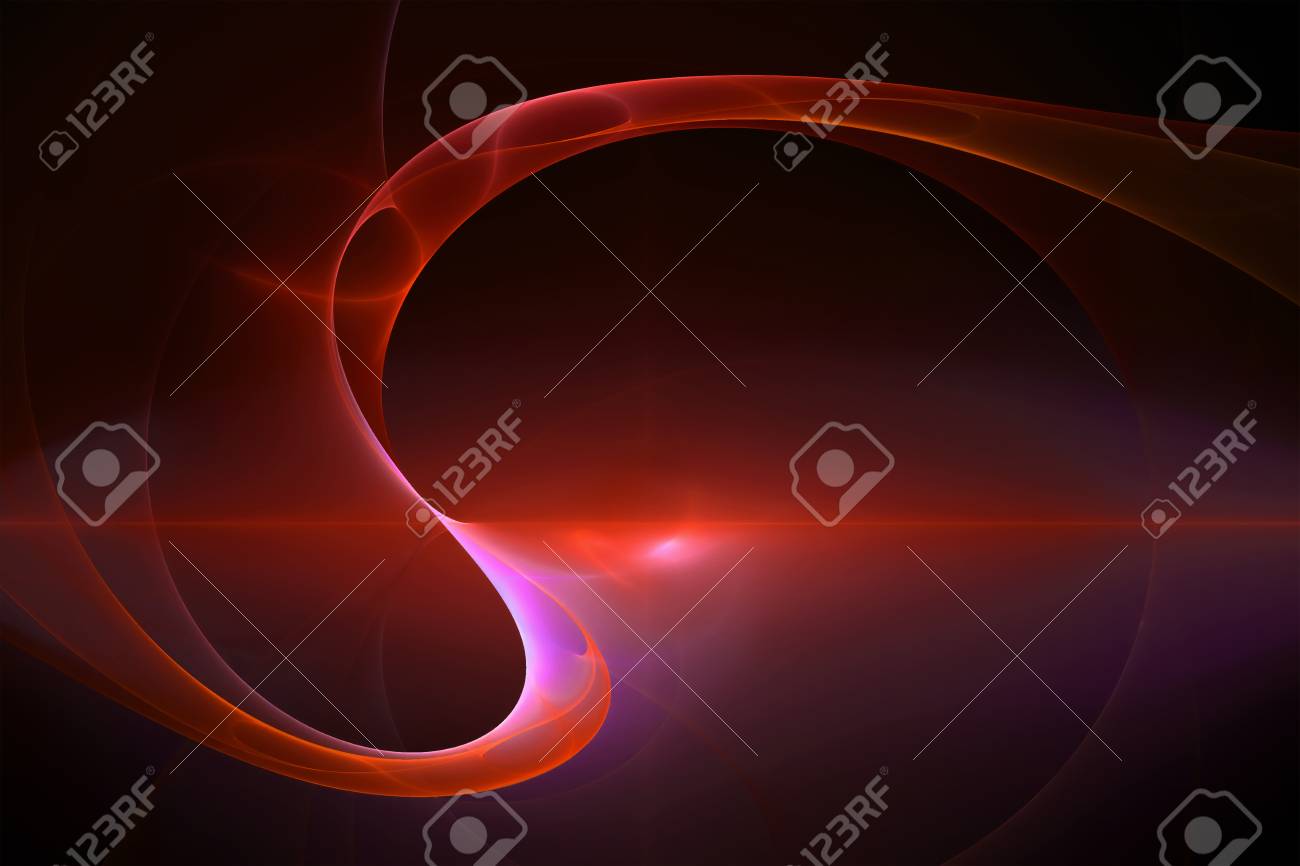 Abstract Red Background Sinuous Psychedelic 3d Virtual Image 1300x866