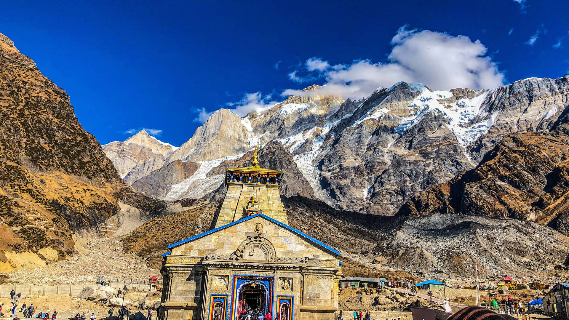 Sacred Kedarnath Temple 4k R15q3qgfoaqjrdtk Wallpaper