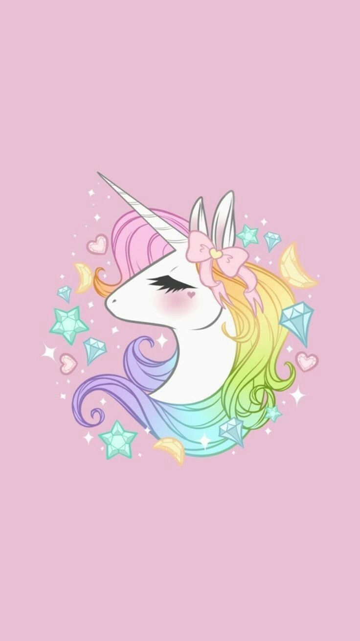 Unicorn Phone Wallpaper In Background