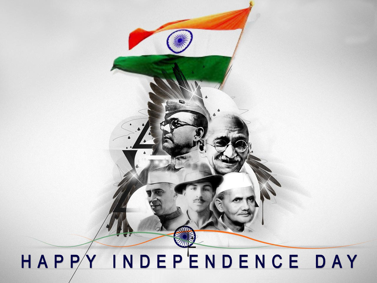 Happy Independence Day HD Wallpaper For India