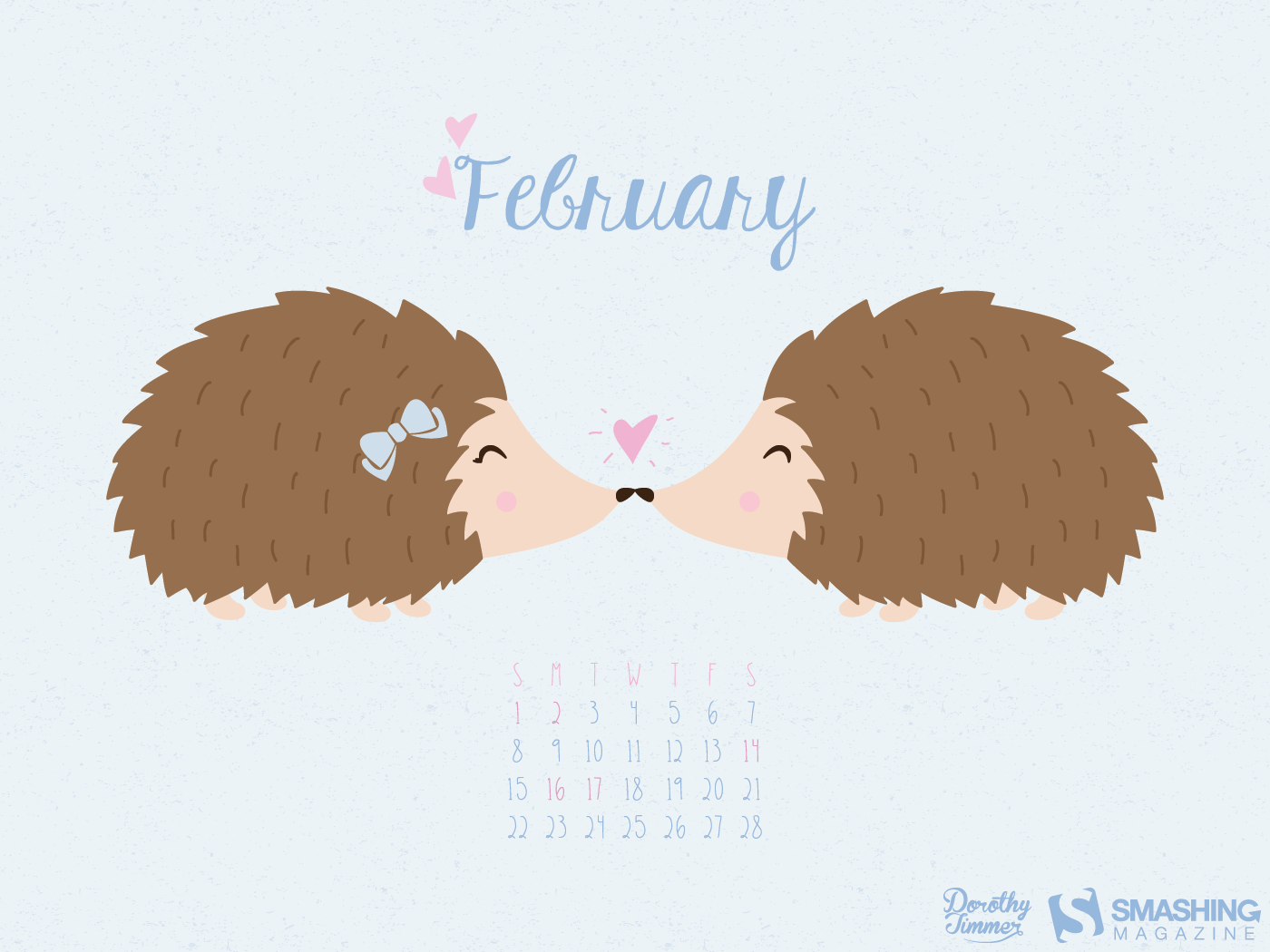 Desktop Wallpaper Calendars February Smashing