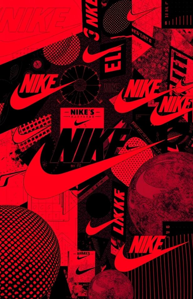 Red And Black Nike Wallpaper