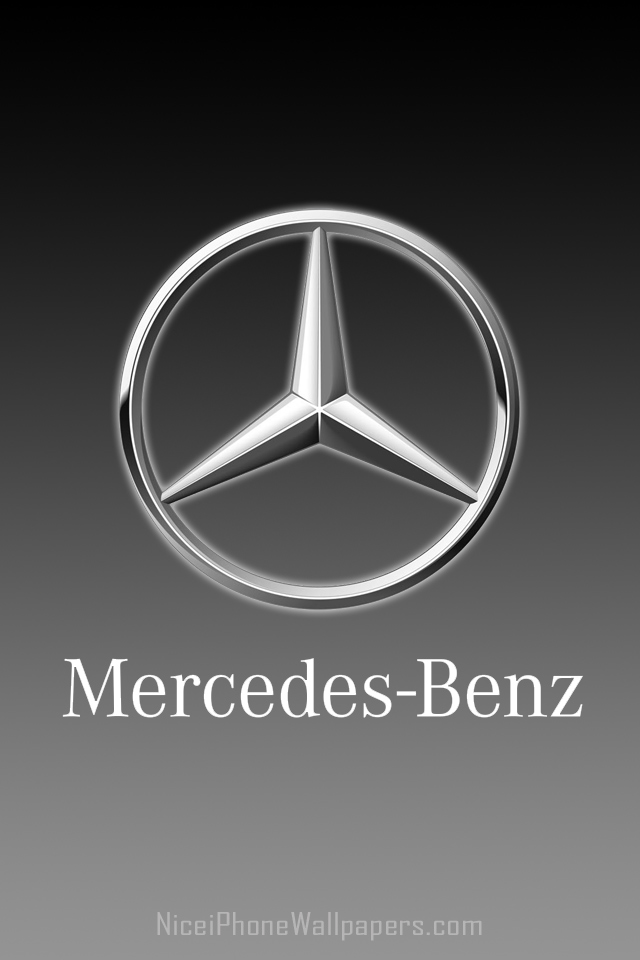 Funmozar Mercedes Benz Logo iPhone Wallpaper