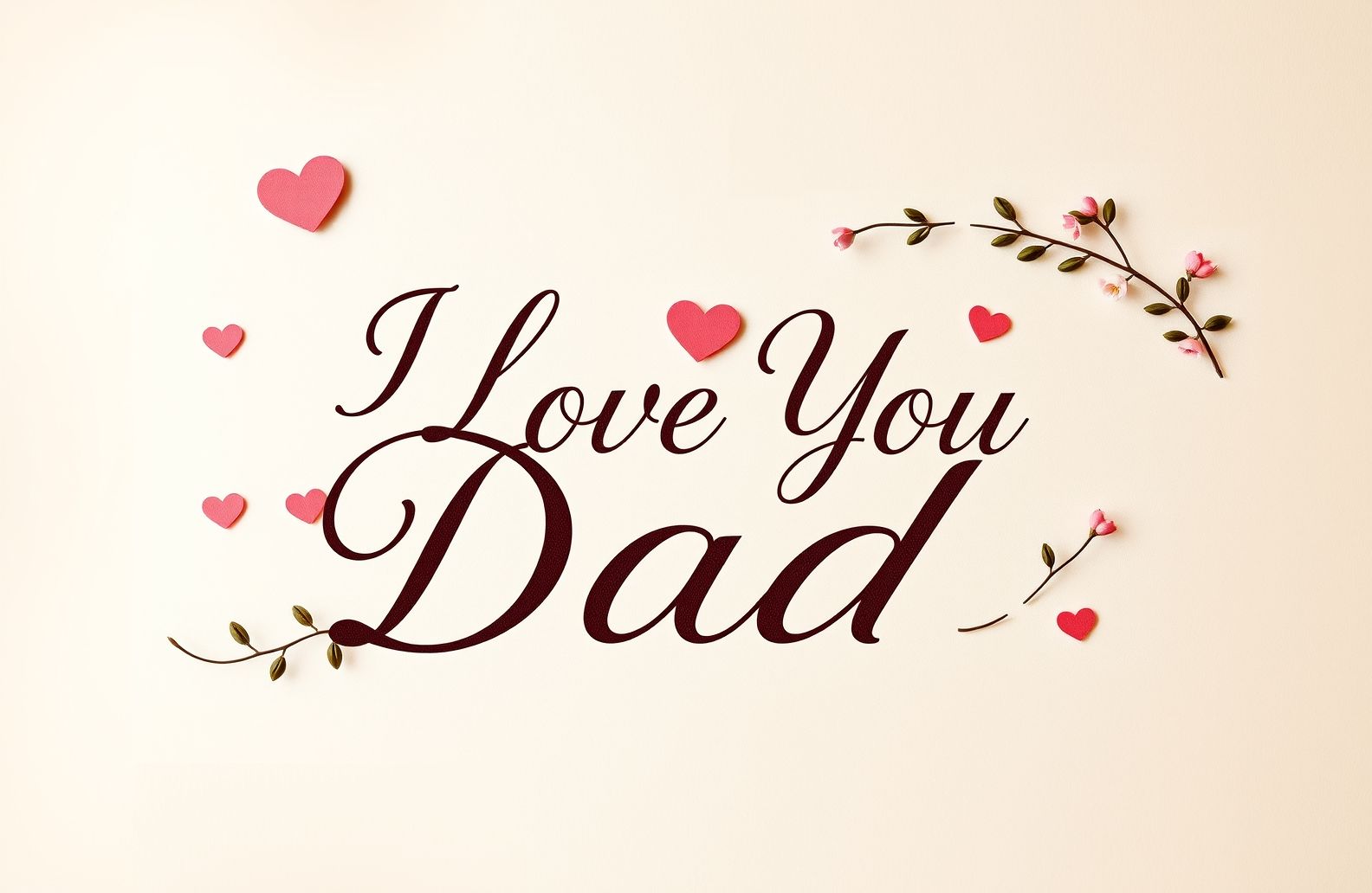 I Love You Dad Wallpaper
