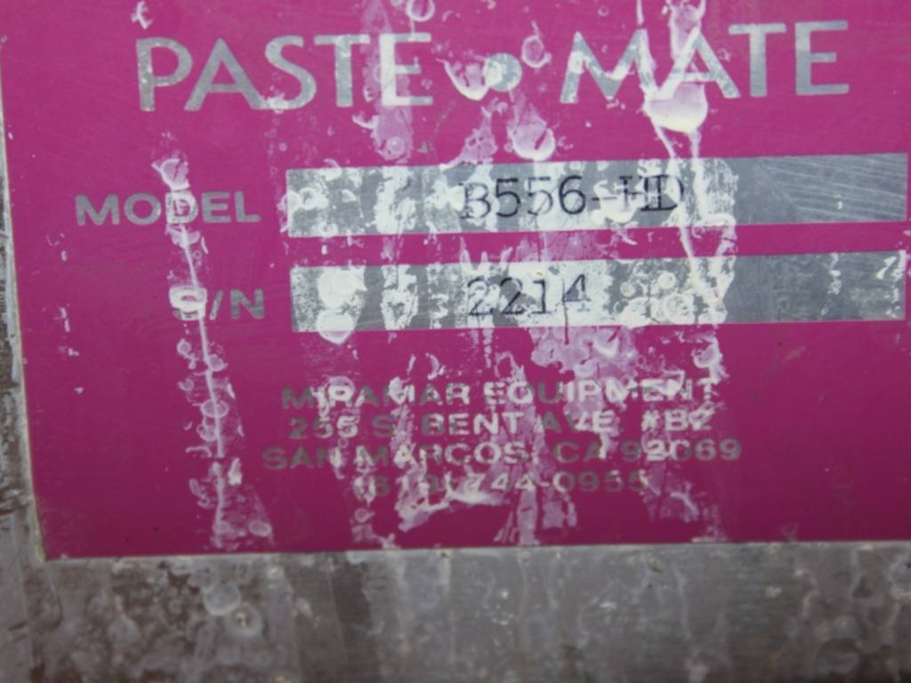  56 Paste Mate B556HD Wallpaper Machine SN 2214 1 Paste Master Jr