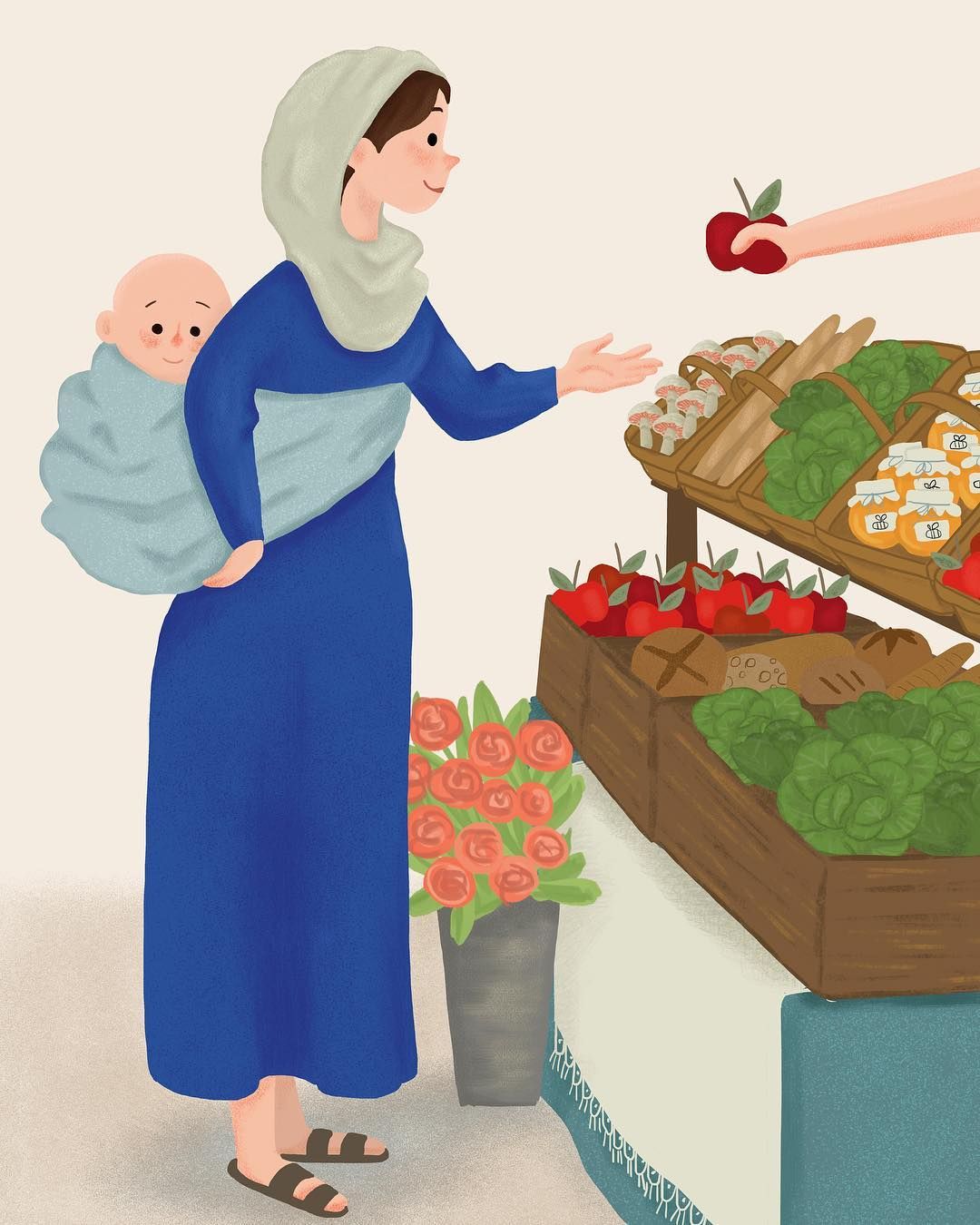 Christy Mandin On Instagram Mama Mary Goes To Market