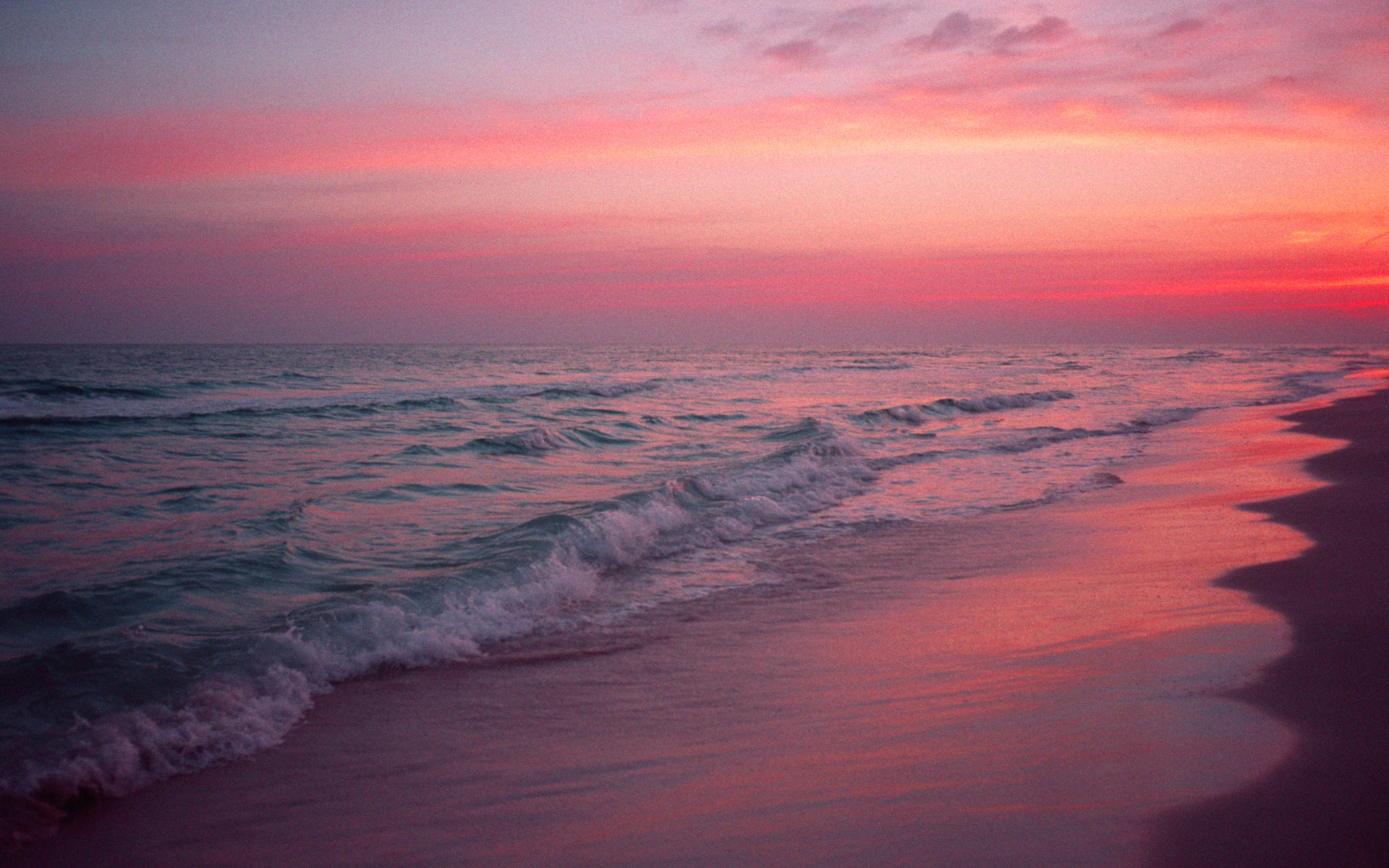 Seaside Sunset Wallpaper