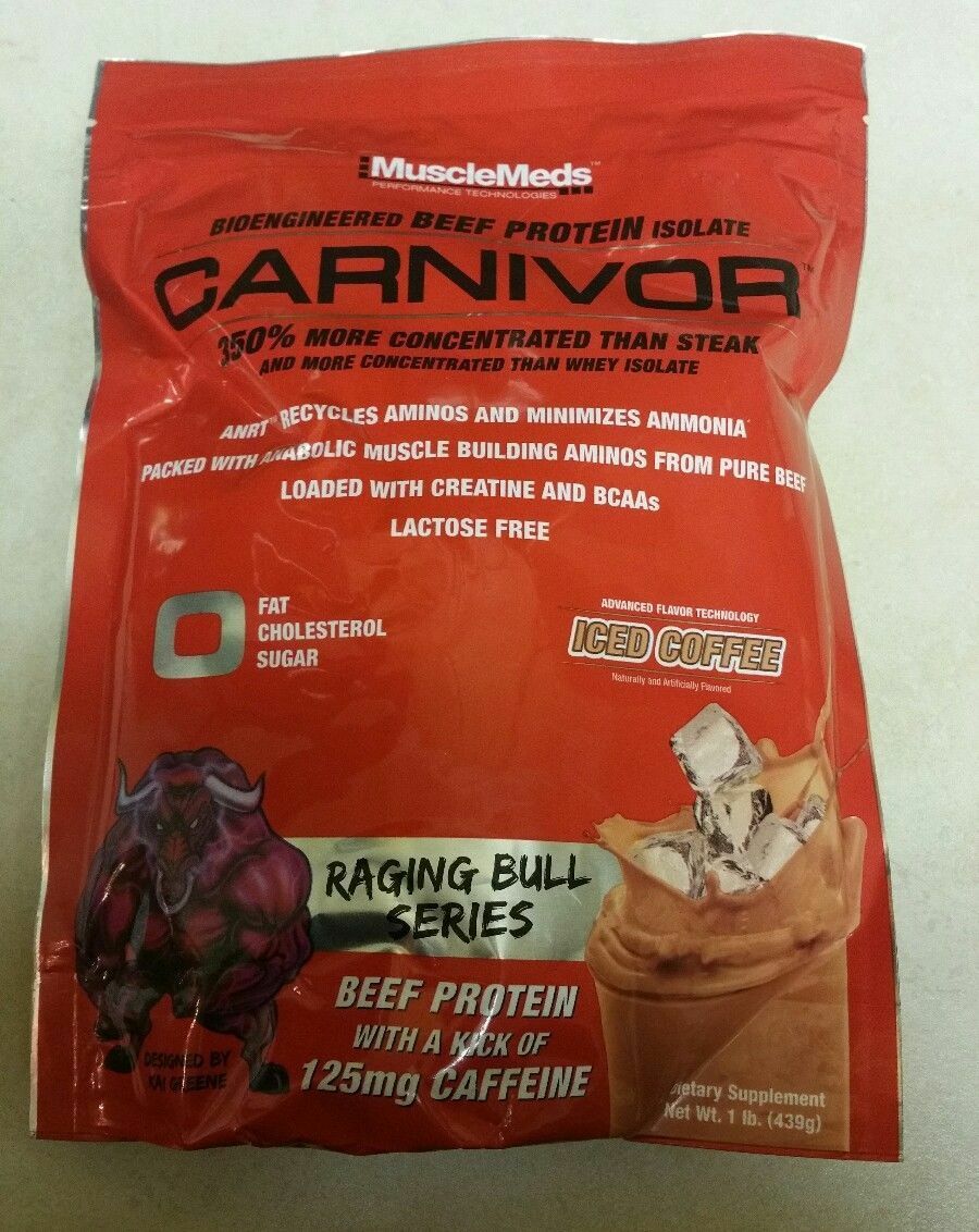 Musclemeds Carnivor Raging Bull Iced Coffee Lbs