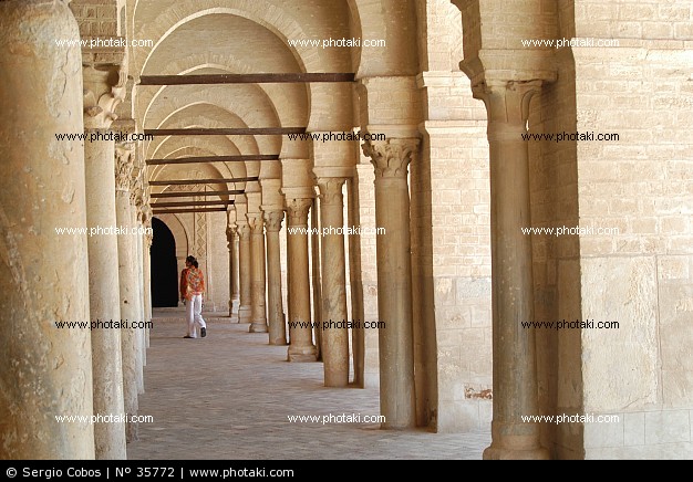 X Kb Jpeg Arcos Y Columnas En Mezquita De Kairouan