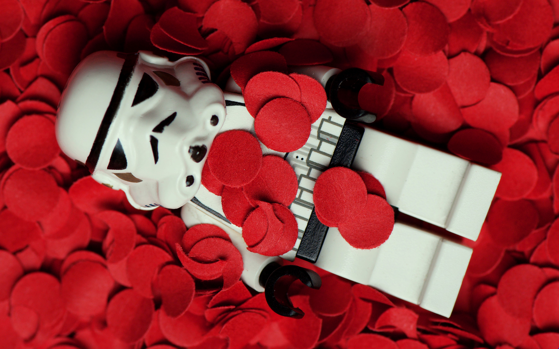 Wars flowers stormtroopers American Beauty Legos rose petals wallpaper