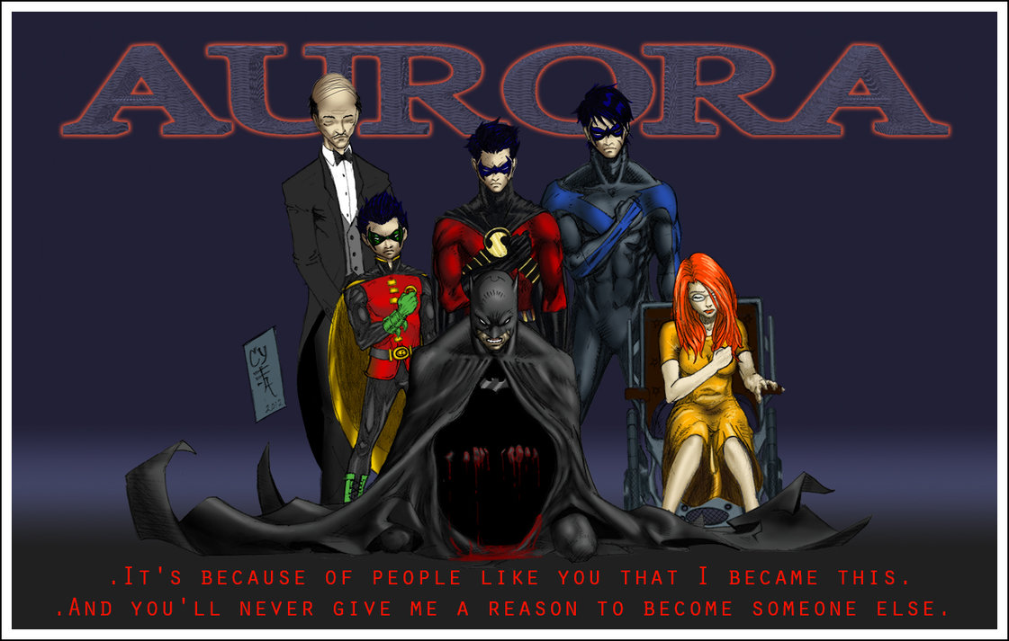 Batman Family A Tribute To Aurora Victims By Darksyderz On