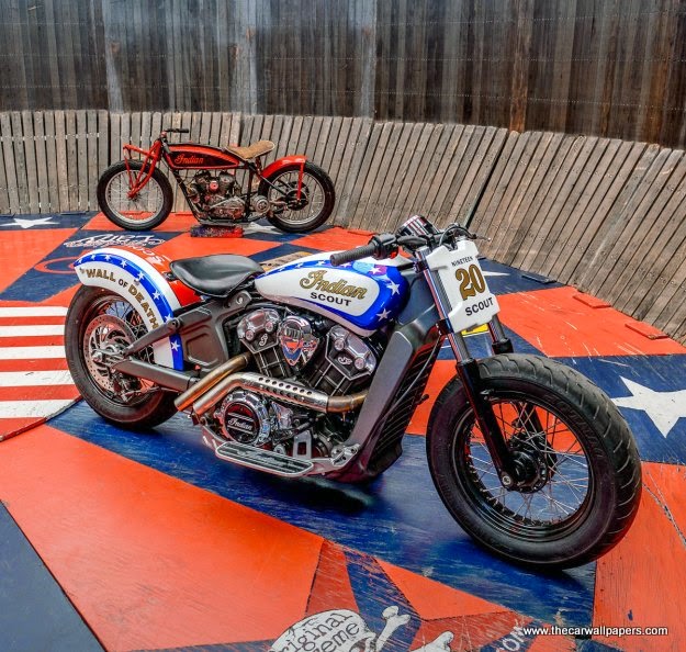Indian Scout Ravaged The Wall Of Death