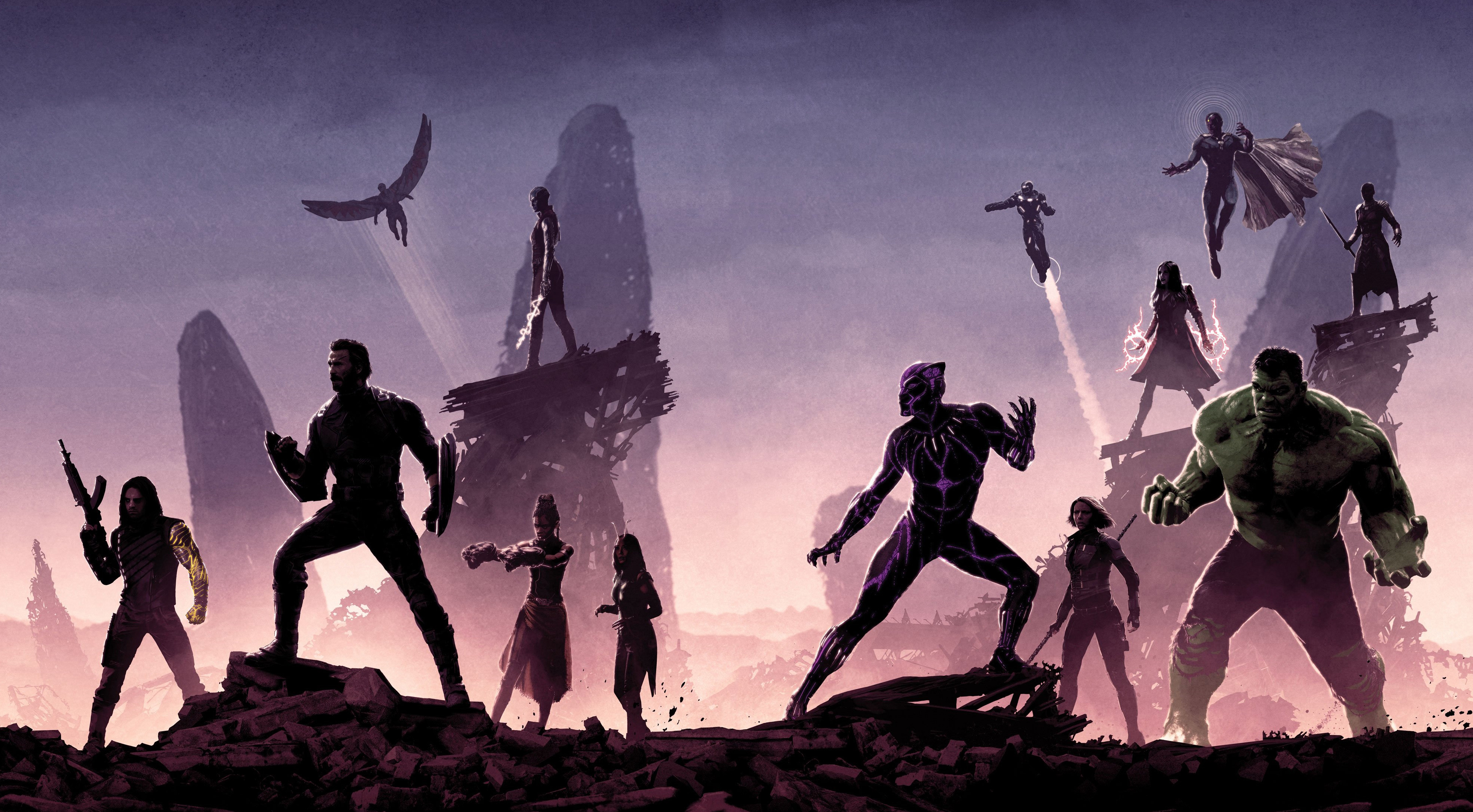Avengers Infinity War Promotion Poster 4k Hd Movies Wallpaper