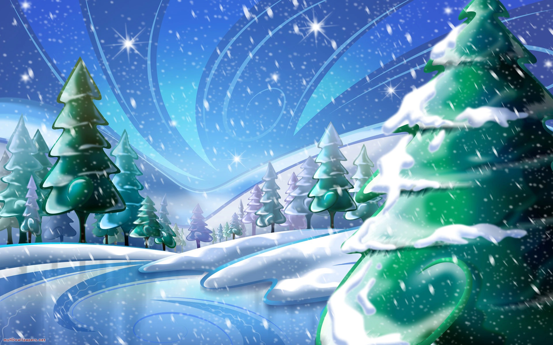 Winter Art Desktop Wallpaper HD And New 3d