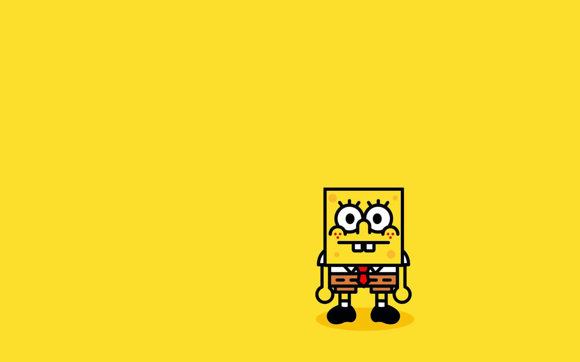 Aesthetic Spongebob Laptop Wallpaper