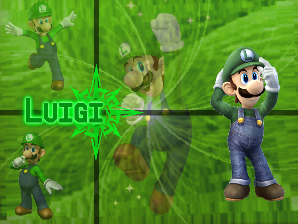 Luigi Super Mario Bros Wallpaper
