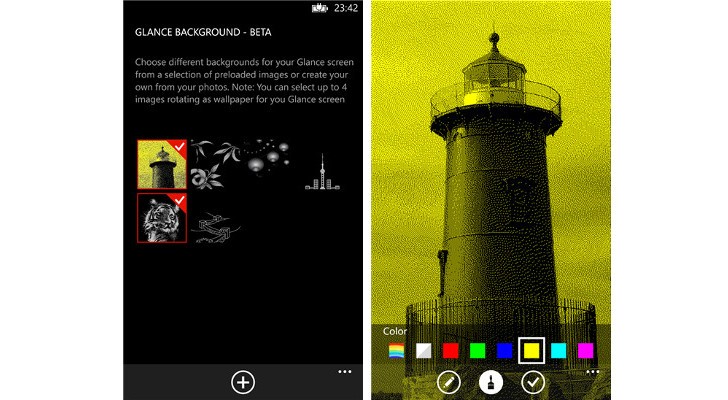 Update Glance Background App For Windows Phone Anymore Softpedia