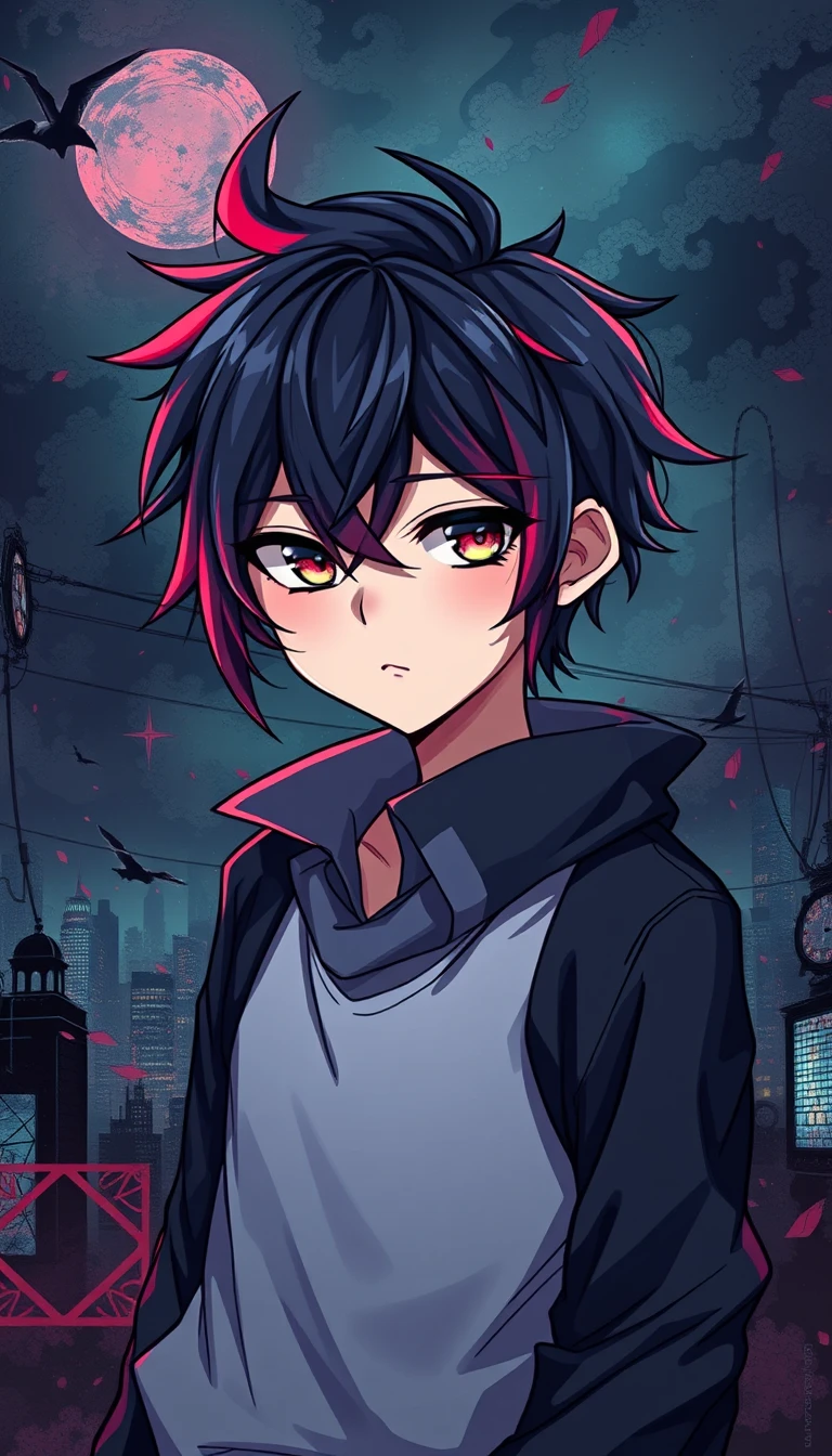 Emo Anime Boy Wallpaper