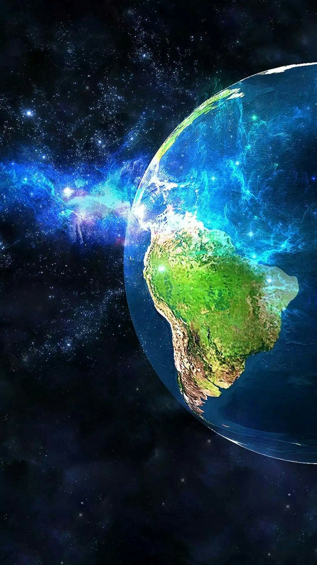 Globe Galaxy Wallpaper 3d For Mobile