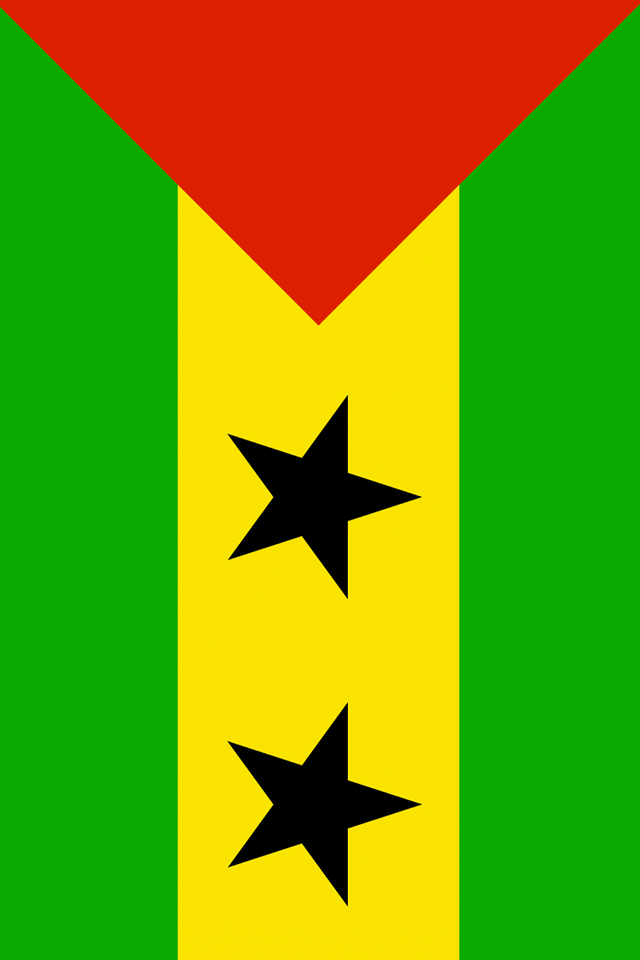 Sao Tome And Principe Flag iPhone Wallpaper HD