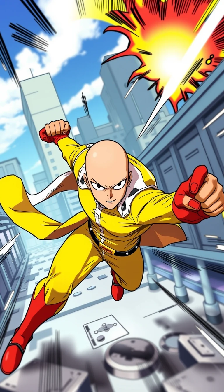 One Punch Man Phone Wallpaper