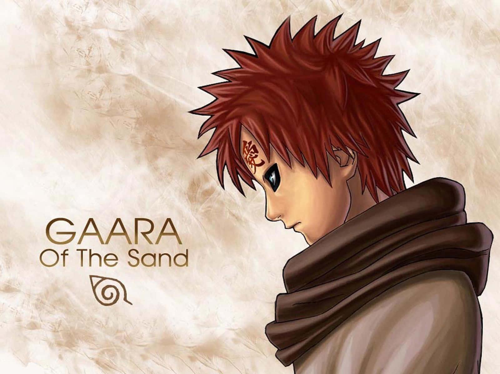 Gaara Naruto Anime Side Profile Wallpaper