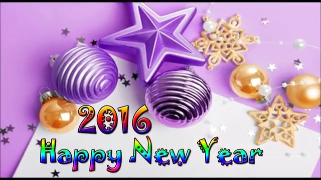 Happy New Year 2016 SMS Wishes Greetings HD wallpapers 1280x720