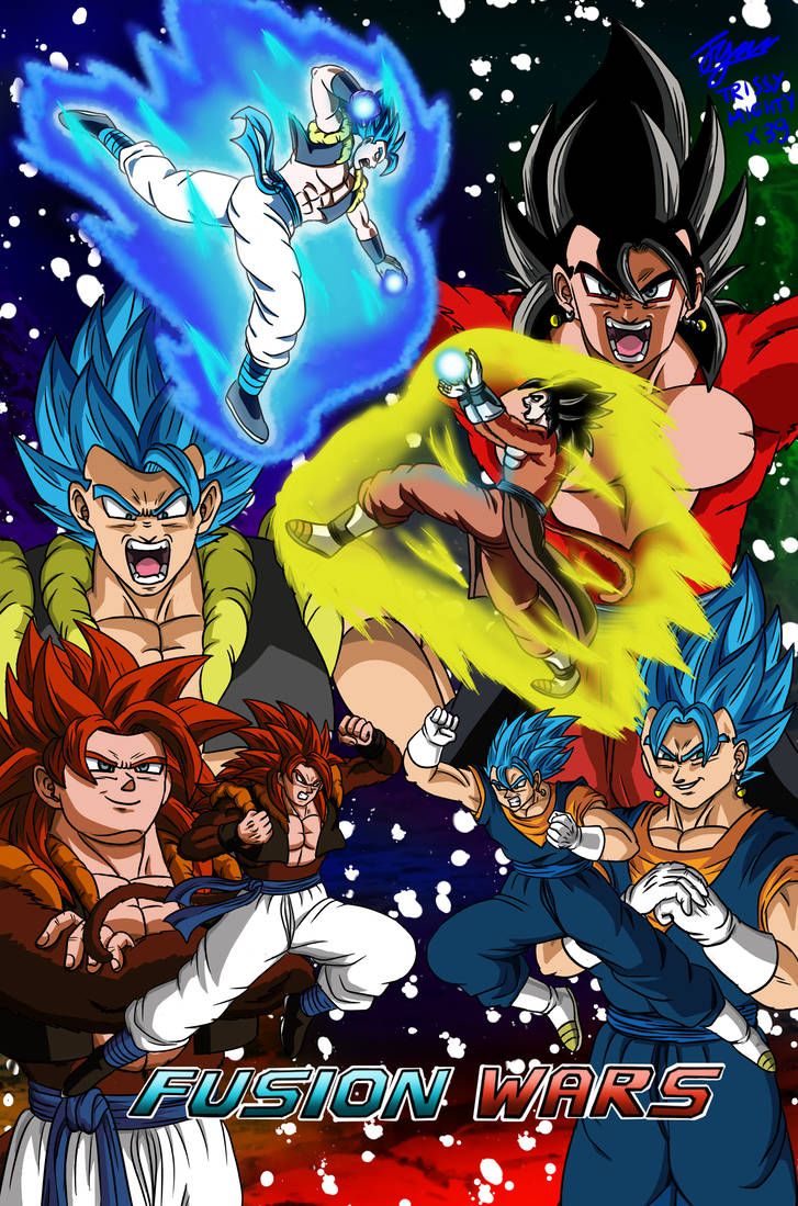 Fusion Wars By Trissygabriel Anime Dragon Ball Super