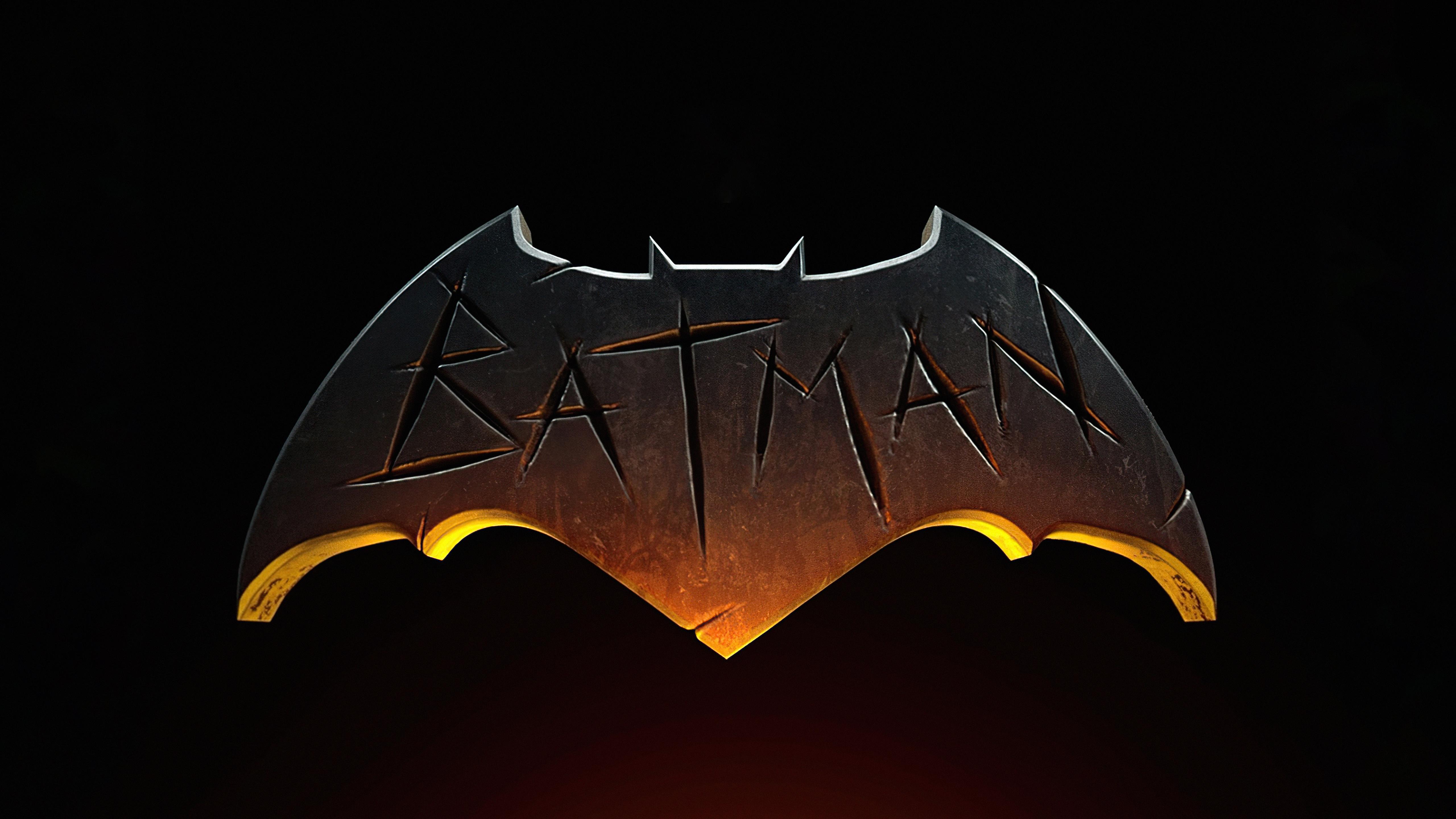The Batman Logo Dark 5k Wallpaper HD Movies 4k